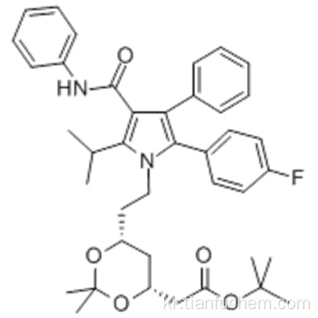 tert- 부틸 (4R, 6R) -2 - [[6- (2- 플루오로 페닐) -5- 이소 프로필 -3- 페닐 -4- (페닐 카르 바 모일) 피롤 -1- 일] 에틸] 1,3- 디메틸 -1,3- 디 옥산 -4- 일] 아세테이트 CAS 125971-95-1
